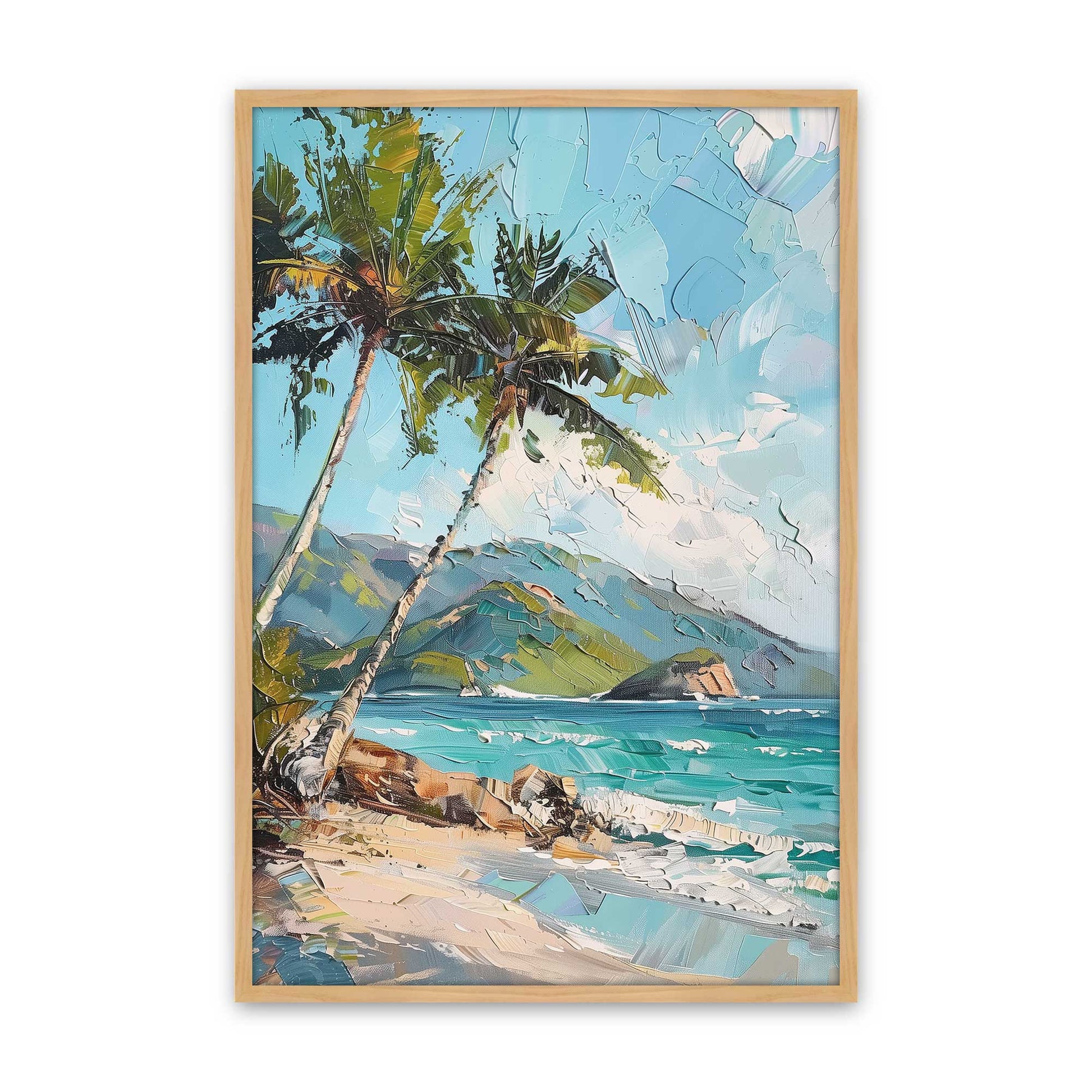[Color:American Maple], Picture of art in a American Maple frame
