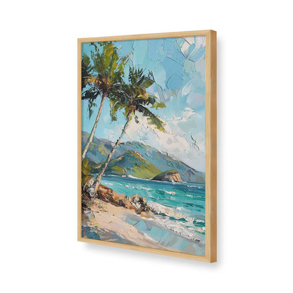 [Color:American Maple], Picture of art in a American Maple frame of the corner