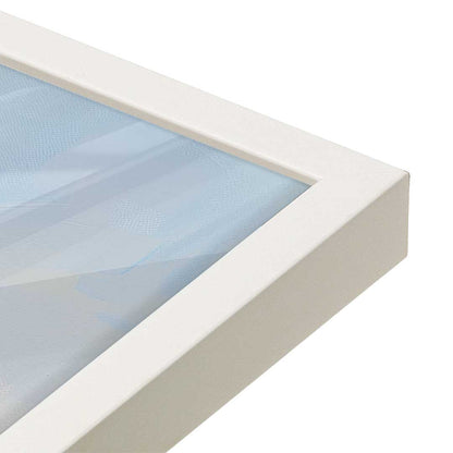 [Color:Opaque White], Picture of art in a Opaque White frame at an angle
