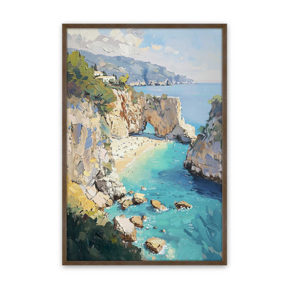 [Color:Walnut], Picture of art in a Walnut frame