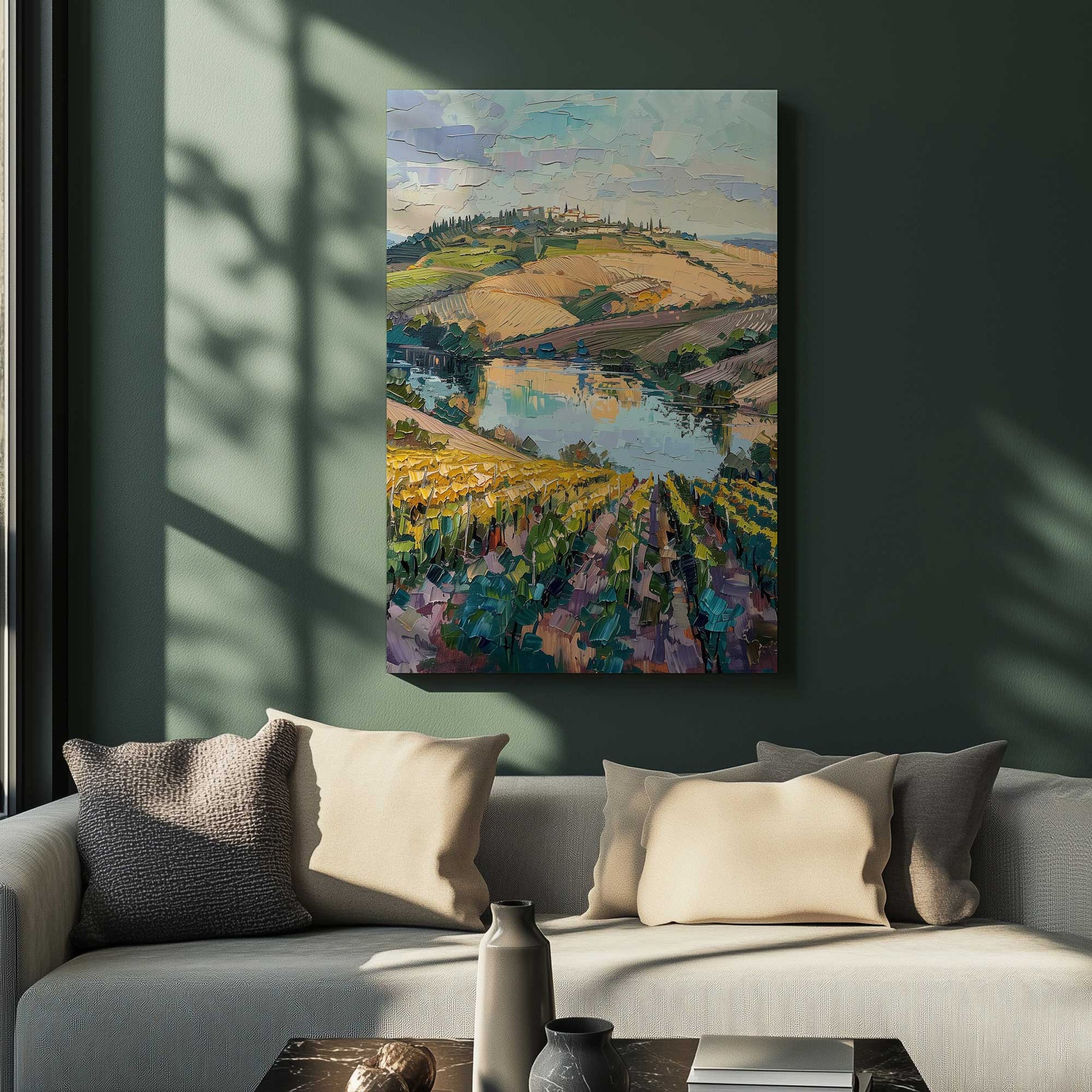 Picture of art in a room
