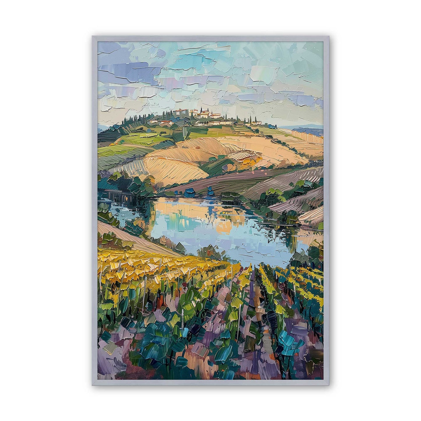 [Color:Polished Chrome], Picture of art in a Polished Chrome frame