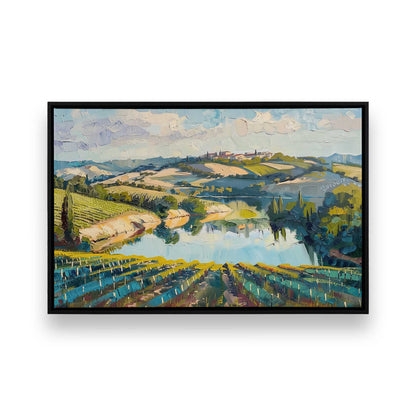 [Color:Satin Black], Picture of art in a Satin Black frame