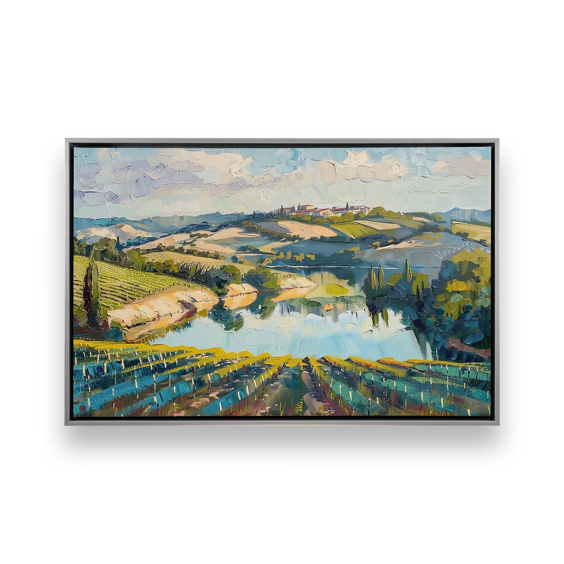 [Color:Polished Chrome], Picture of art in a Polished Chrome frame