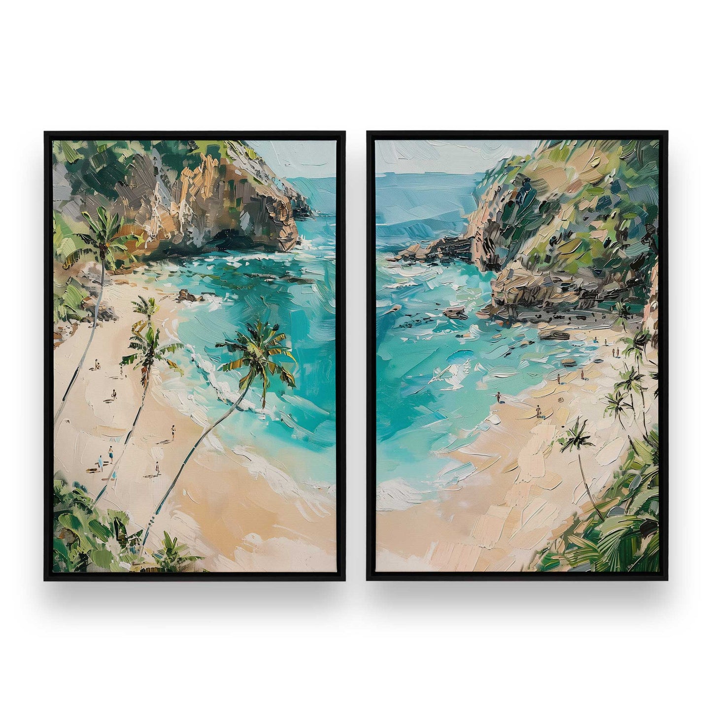 [Color:Satin Black], Picture of art in a Satin Black frame