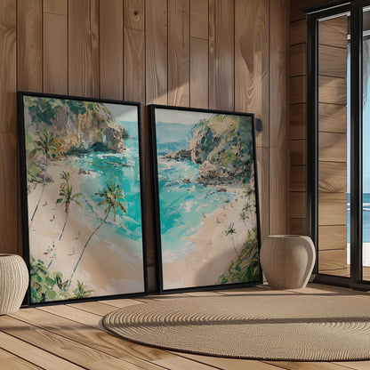 [Color:Walnut], Picture of art in a Walnut frame