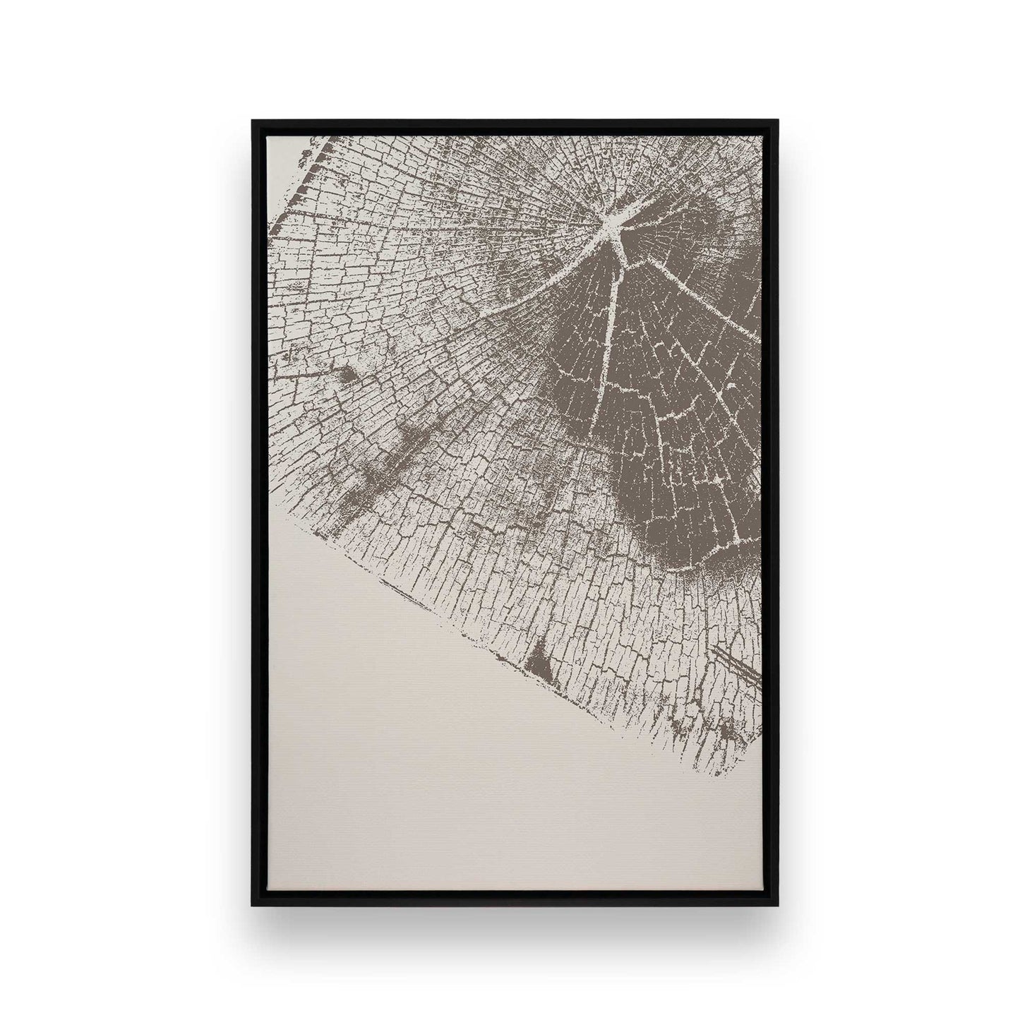 Modern Tree Rings Canvas Print, Set of 3