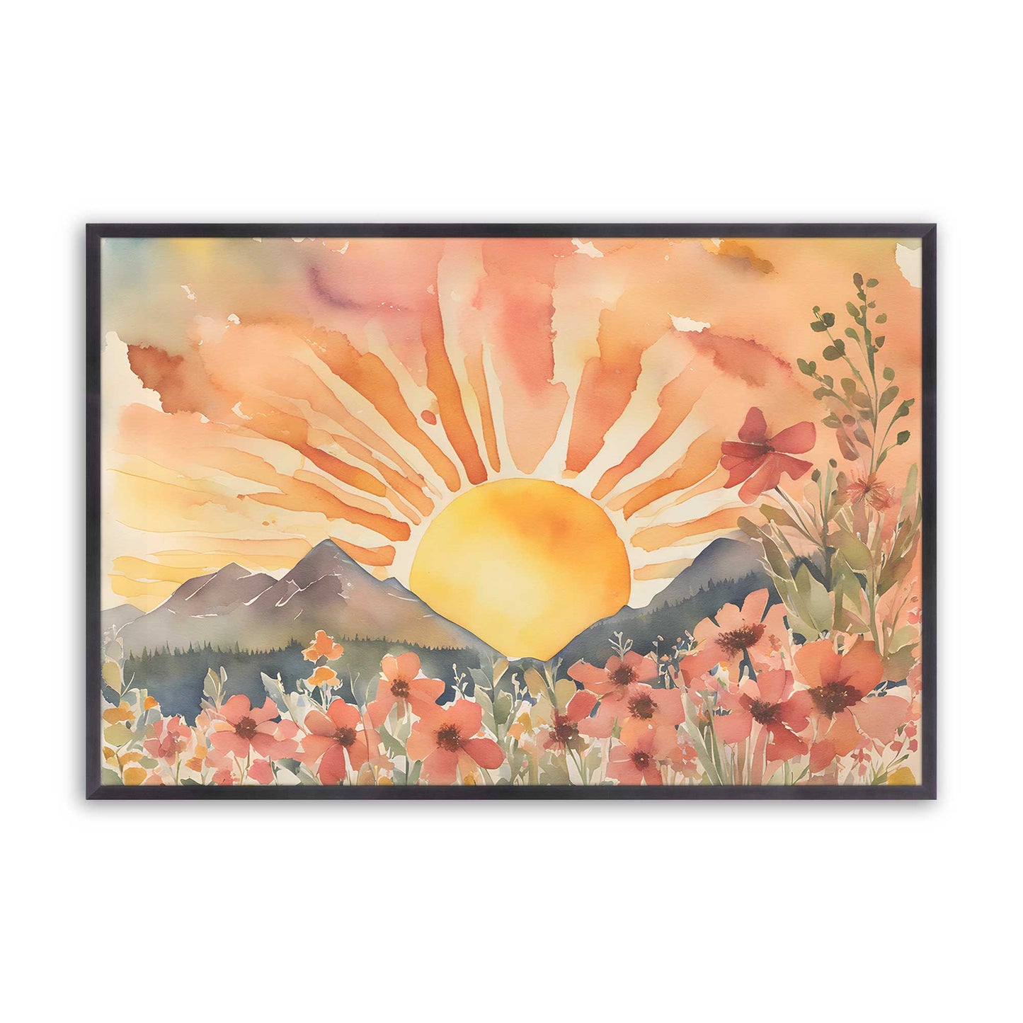 [Color:Weathered Zinc], Picture of art in a Weathered Zinc frame