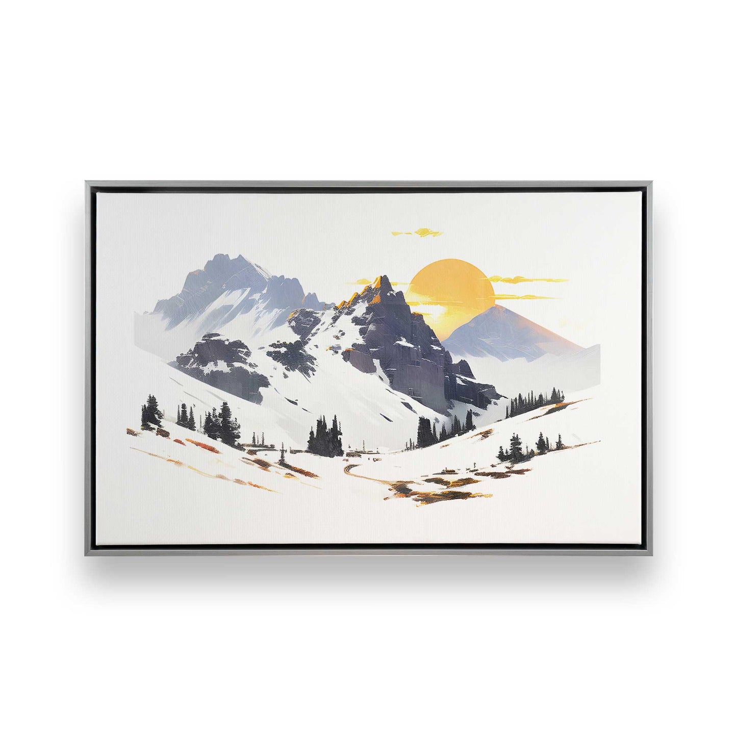 [Color:Polished Chrome], Picture of art in a Polished Chrome frame