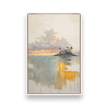 Sunset Waves Canvas Print, Set of 3