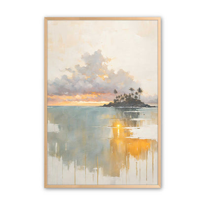 Sunset Waves Art Print, Set of 3