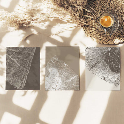 Modern Tree Rings Art Print, Set of 3
