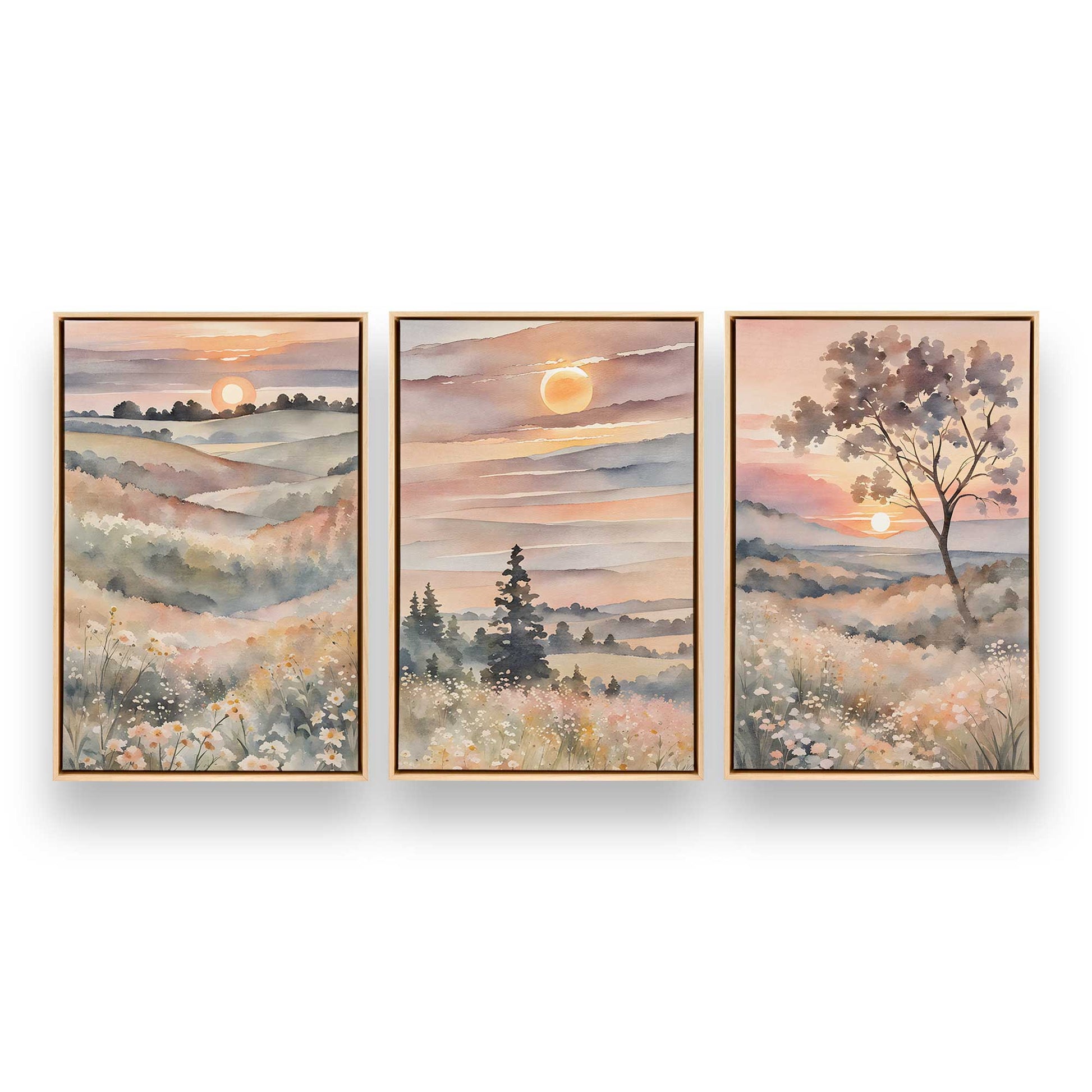 [Color:American Maple], Picture of art in a American Maple frame