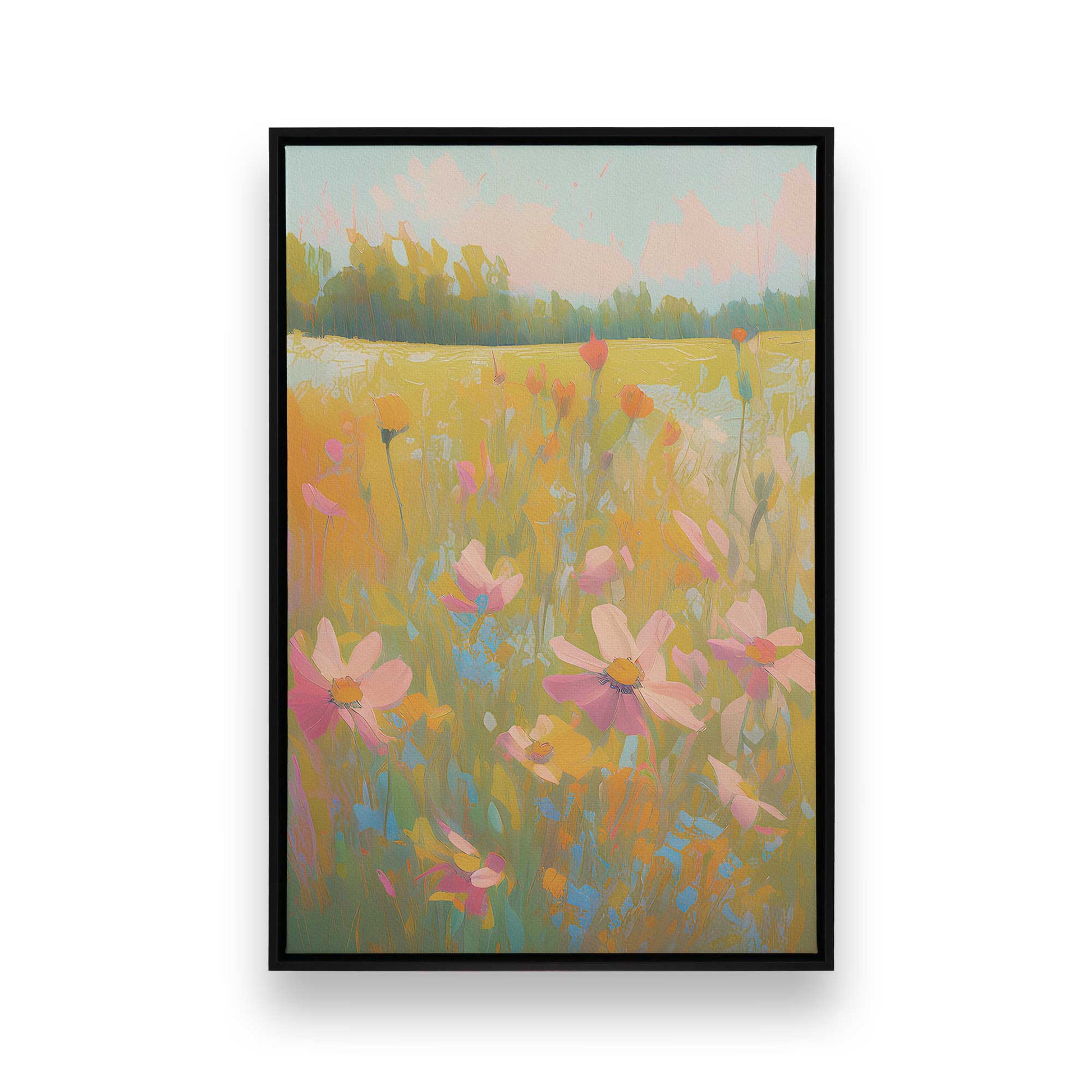 [Color:Satin Black], Picture of art in a Satin Black frame