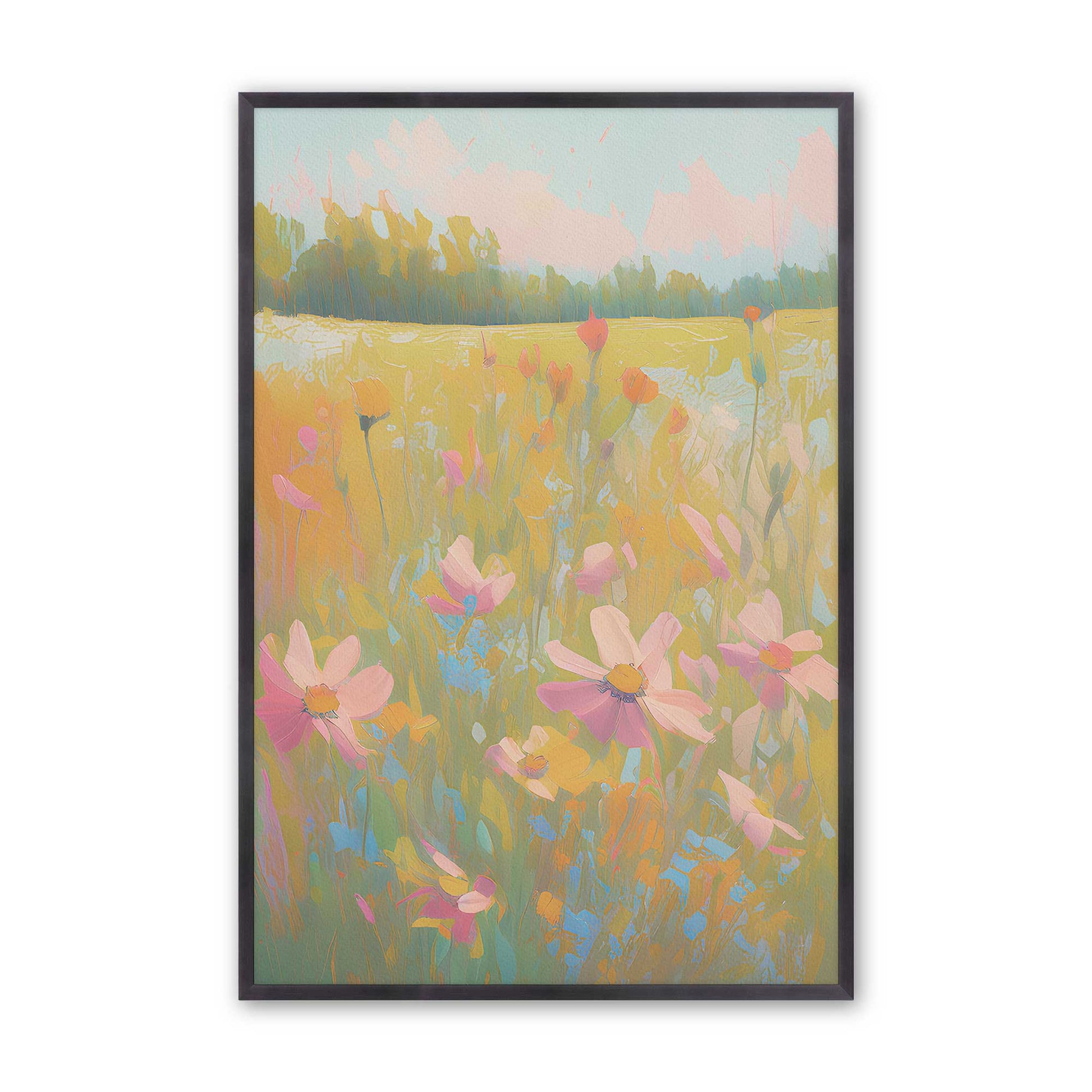 [Color:Weathered Zinc], Picture of art in a Weathered Zinc frame