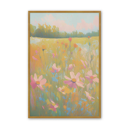 Symphony of Pastel Meadows Set of 3 Art Prints