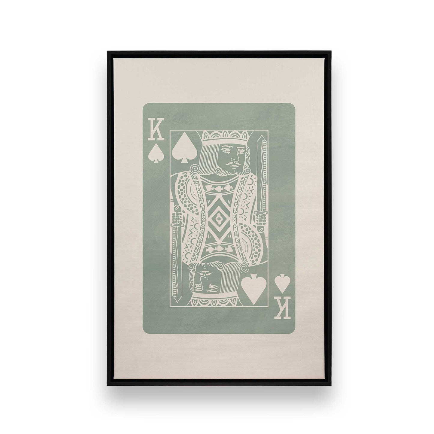[Color:Satin Black], Picture of art in a Satin Black frame