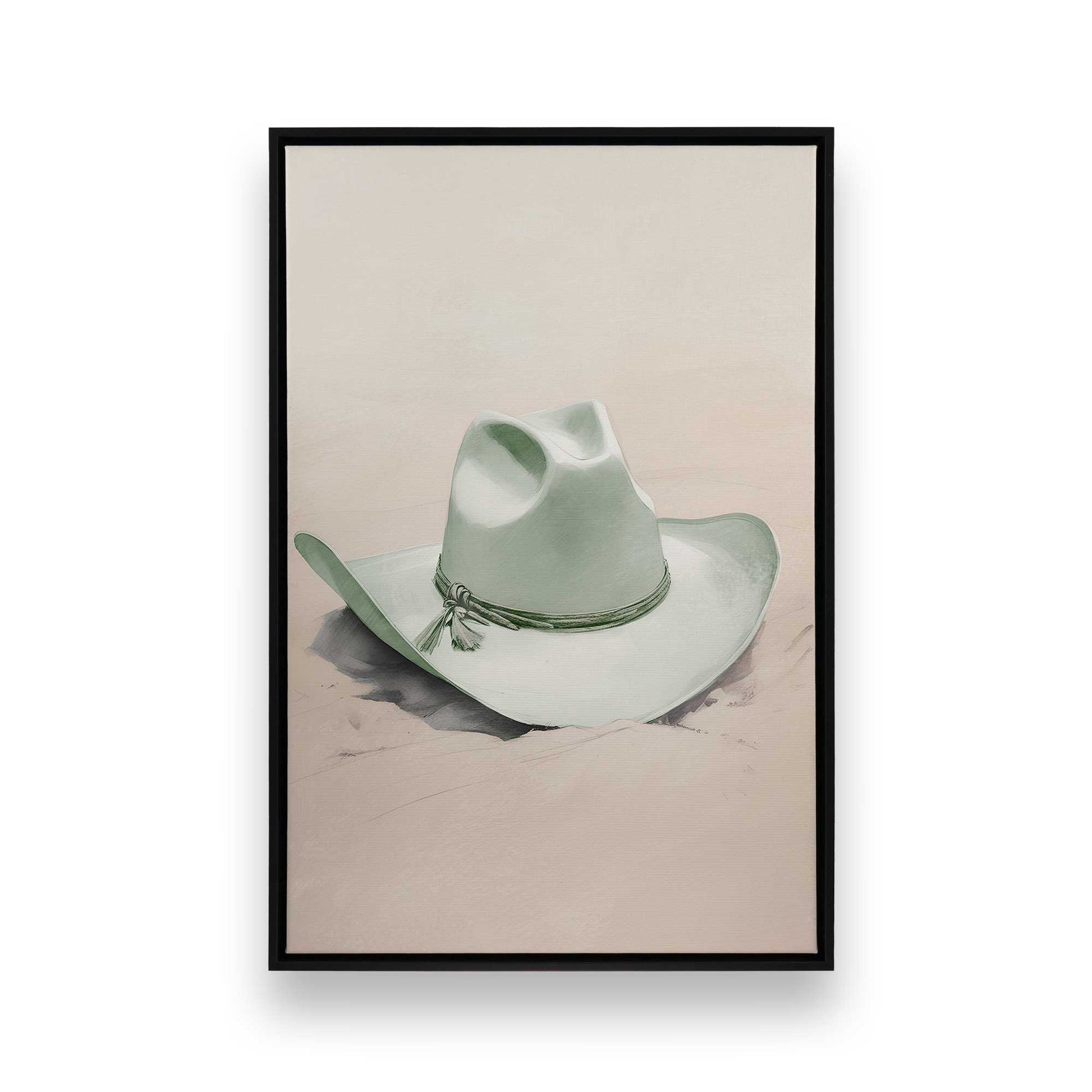 [Color:Satin Black], Picture of art in a Satin Black frame