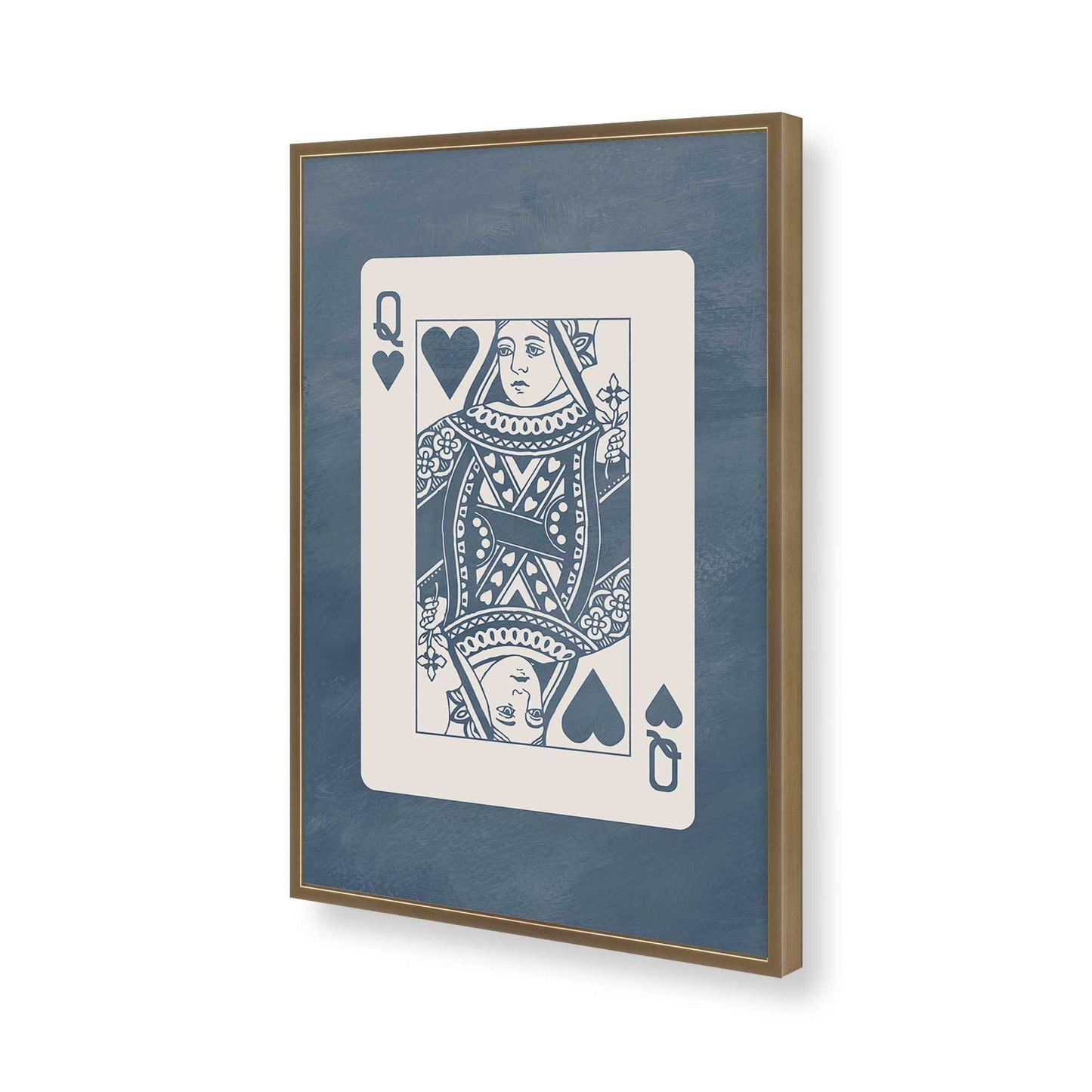 [Color:Brushed Gold], Picture of art in a Brushed Gold frame of the corner