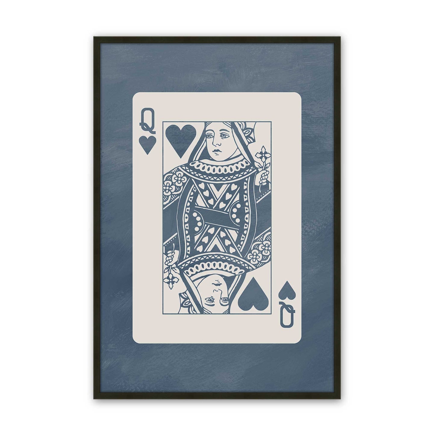 [Color:Satin Black], Picture of art in a Satin Black frame