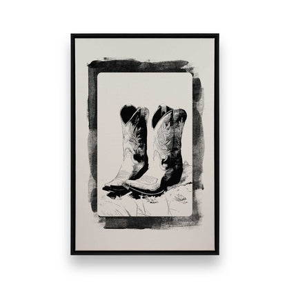 [Color:Satin Black], Picture of art in a Satin Black frame