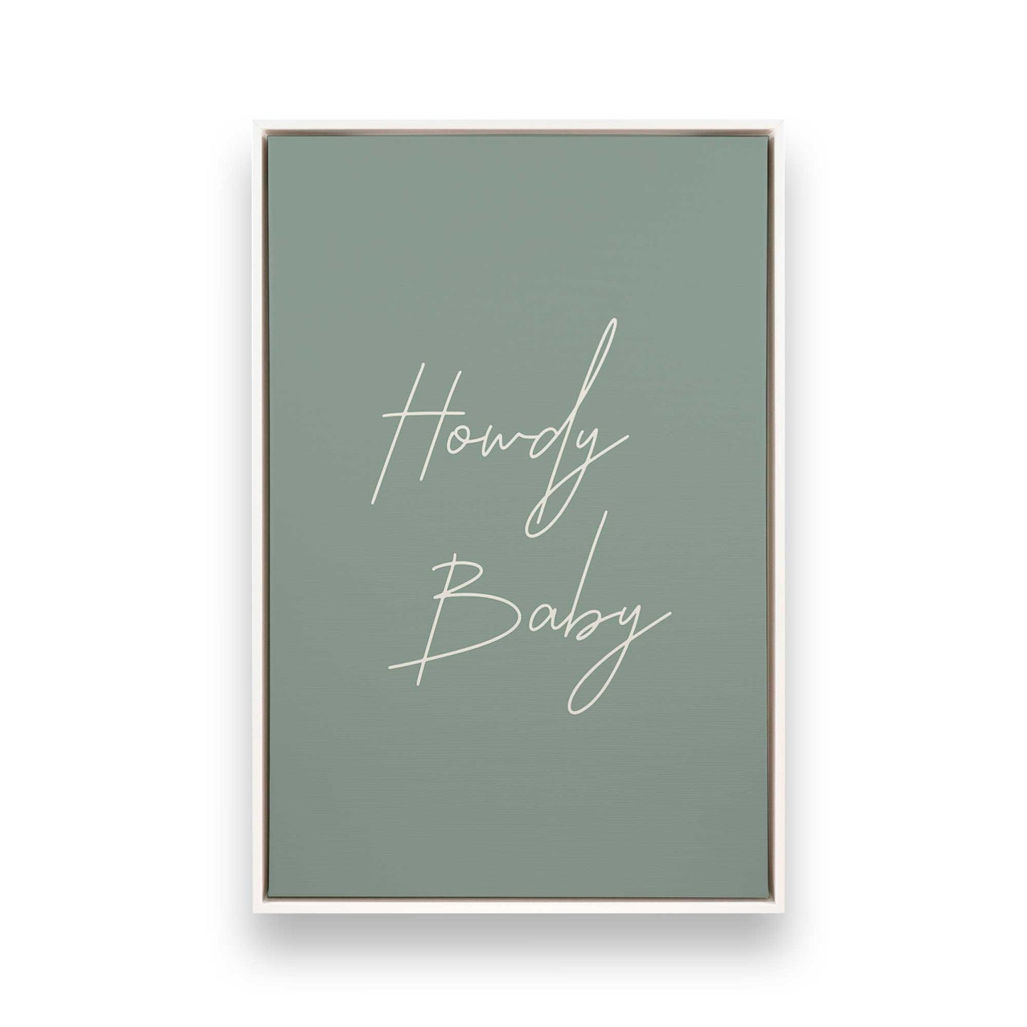 [Color:Opaque White], Picture of art in a White frame