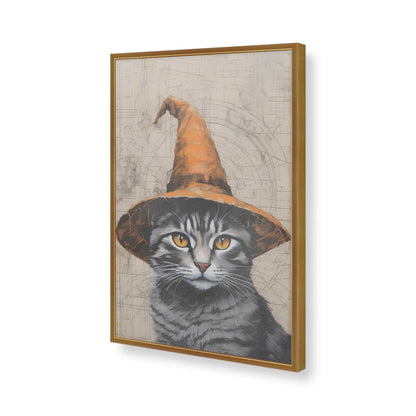 [Color:Polished Gold], Picture of art in a Polished Gold frame of the corner