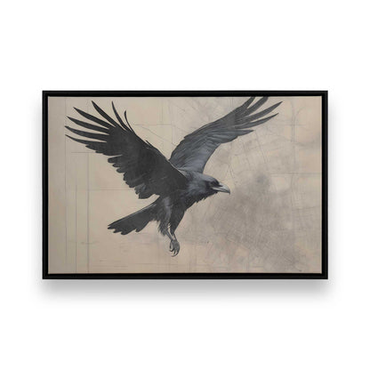 [Color:Satin Black], Picture of art in a Satin Black frame