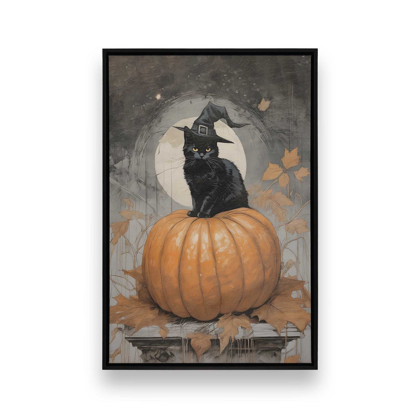 [Color:Satin Black], Picture of art in a Satin Black frame