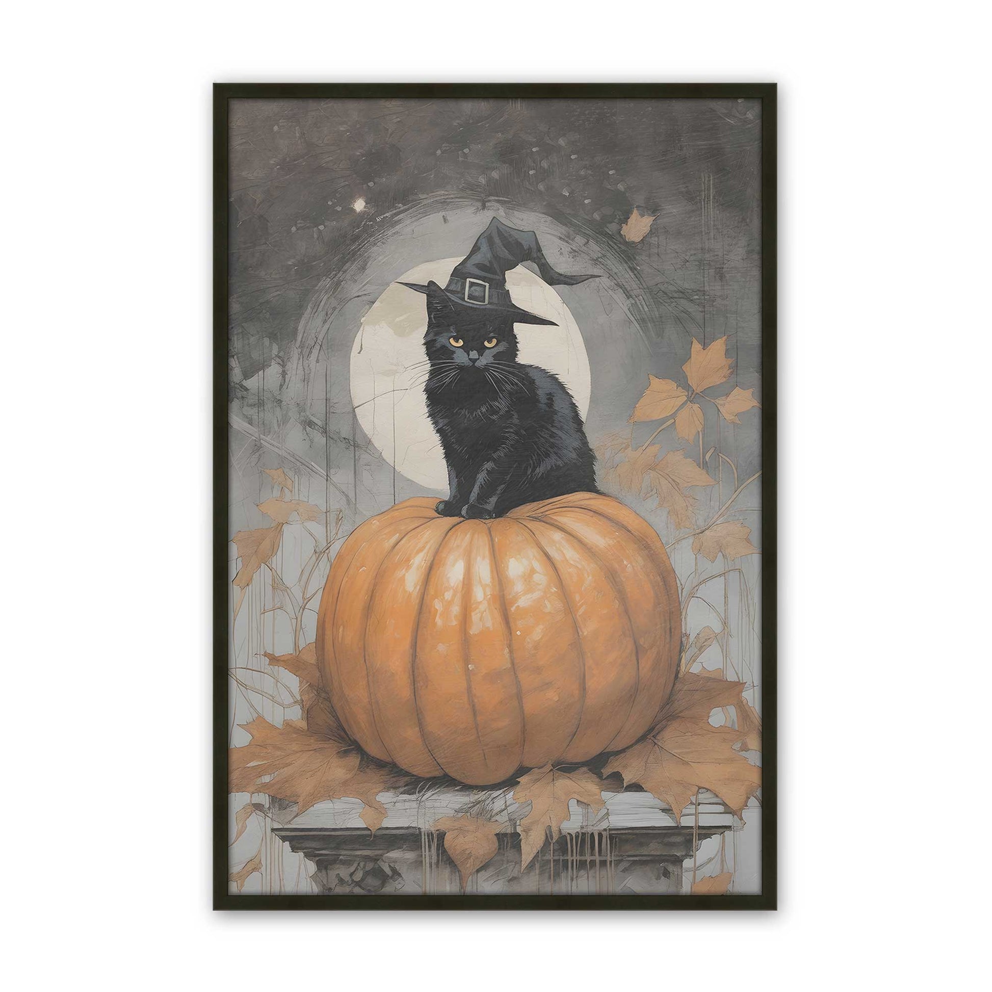 [Color:Satin Black], Picture of art in a Satin Black frame