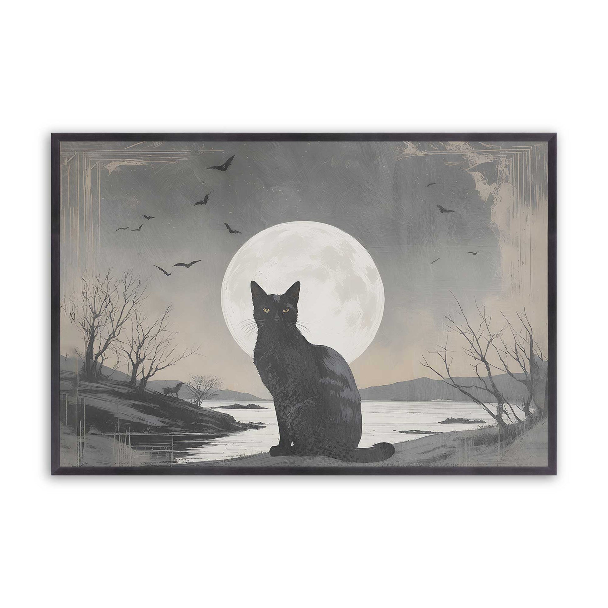 [Color:Weathered Zinc], Picture of art in a Weathered Zinc frame