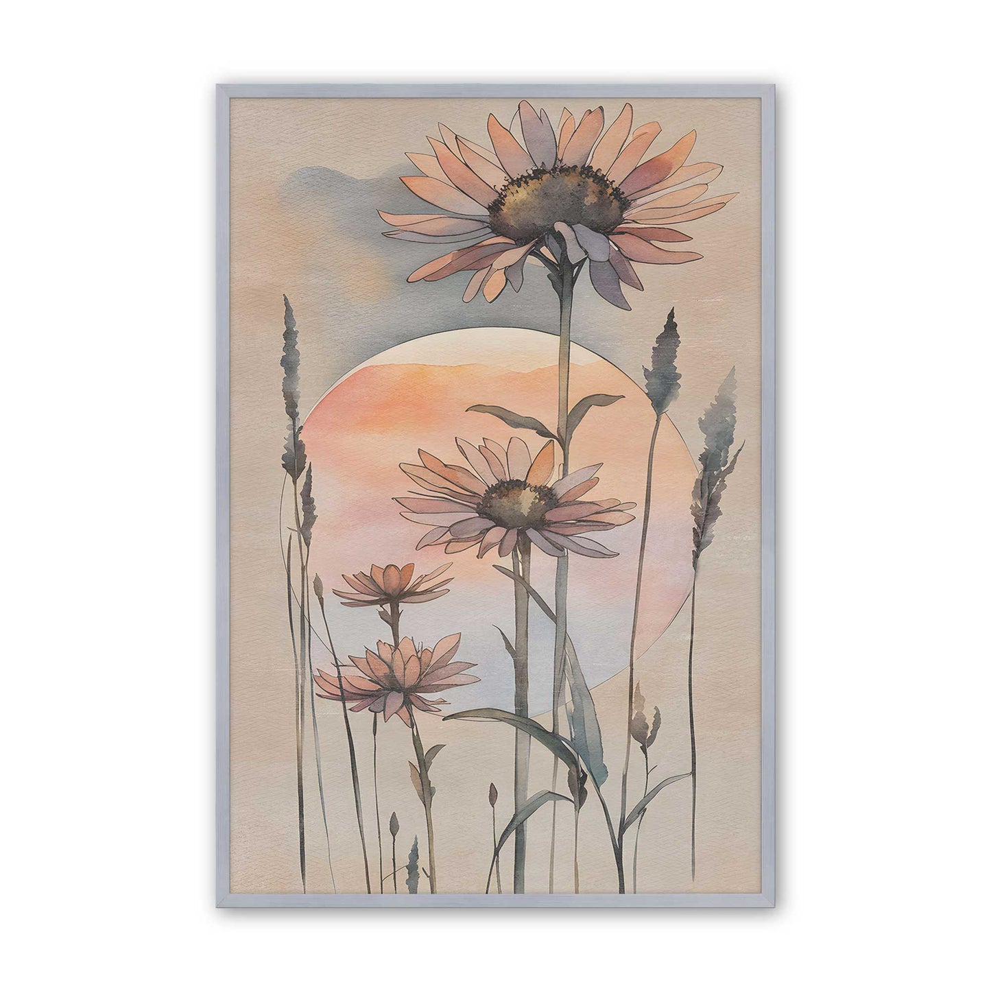 [Color:Polished Chrome], Picture of art in a Polished Chrome frame