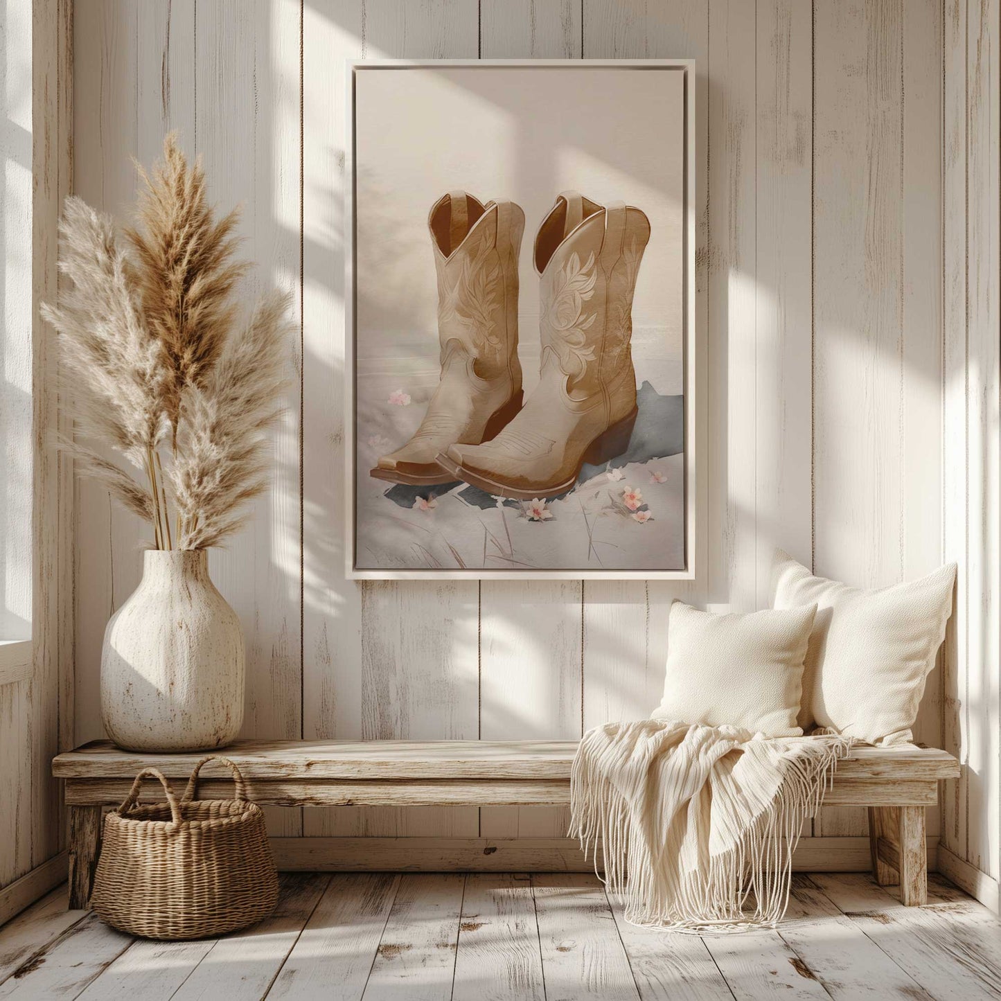 Picture of art in a room