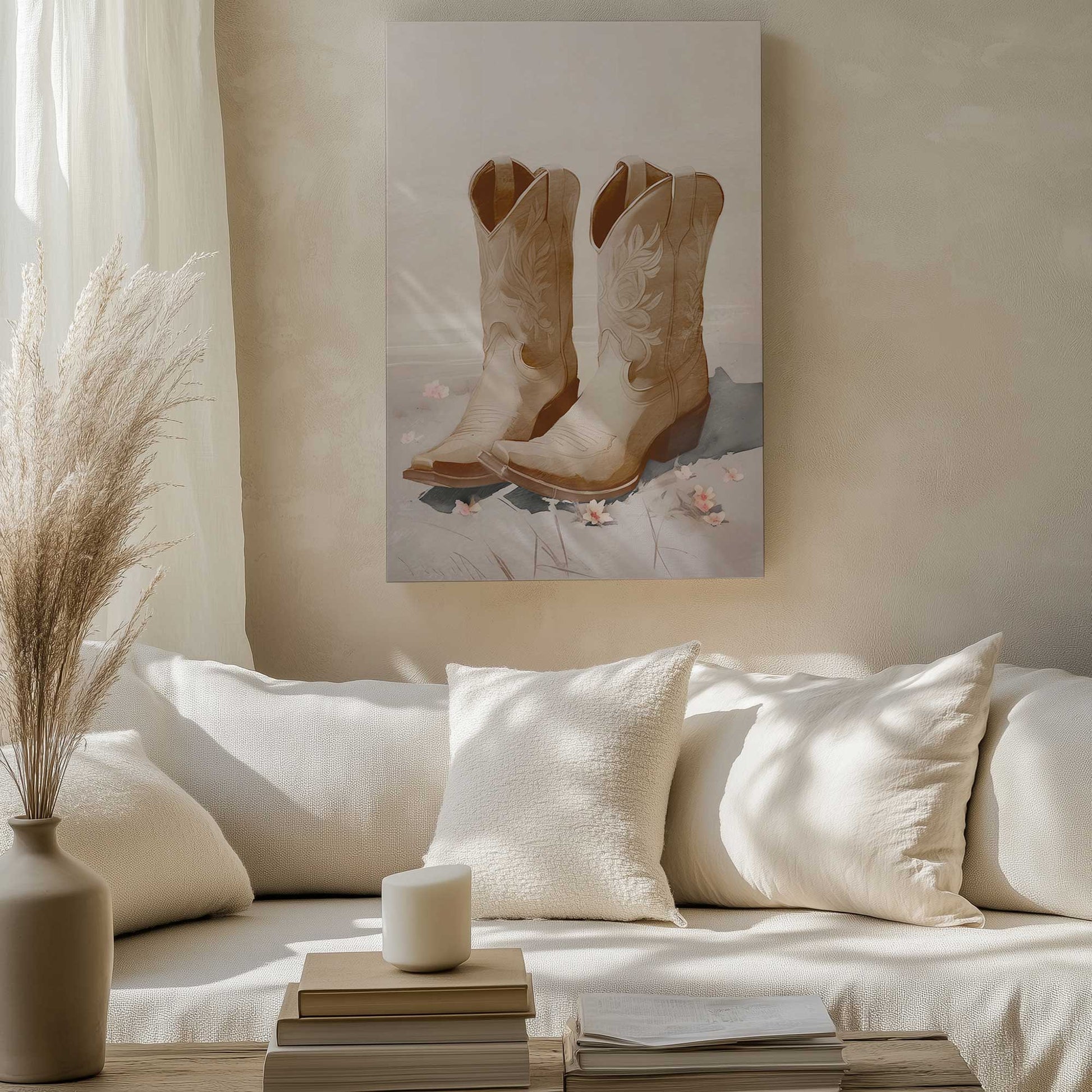 Picture of art in a room