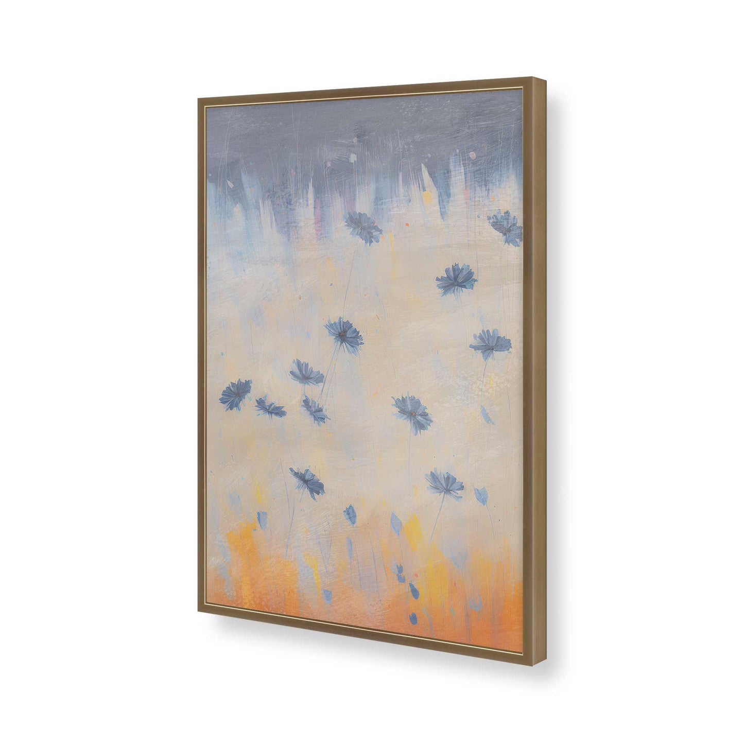 [Color:Brushed Gold], Picture of art in a Brushed Gold frame of the corner