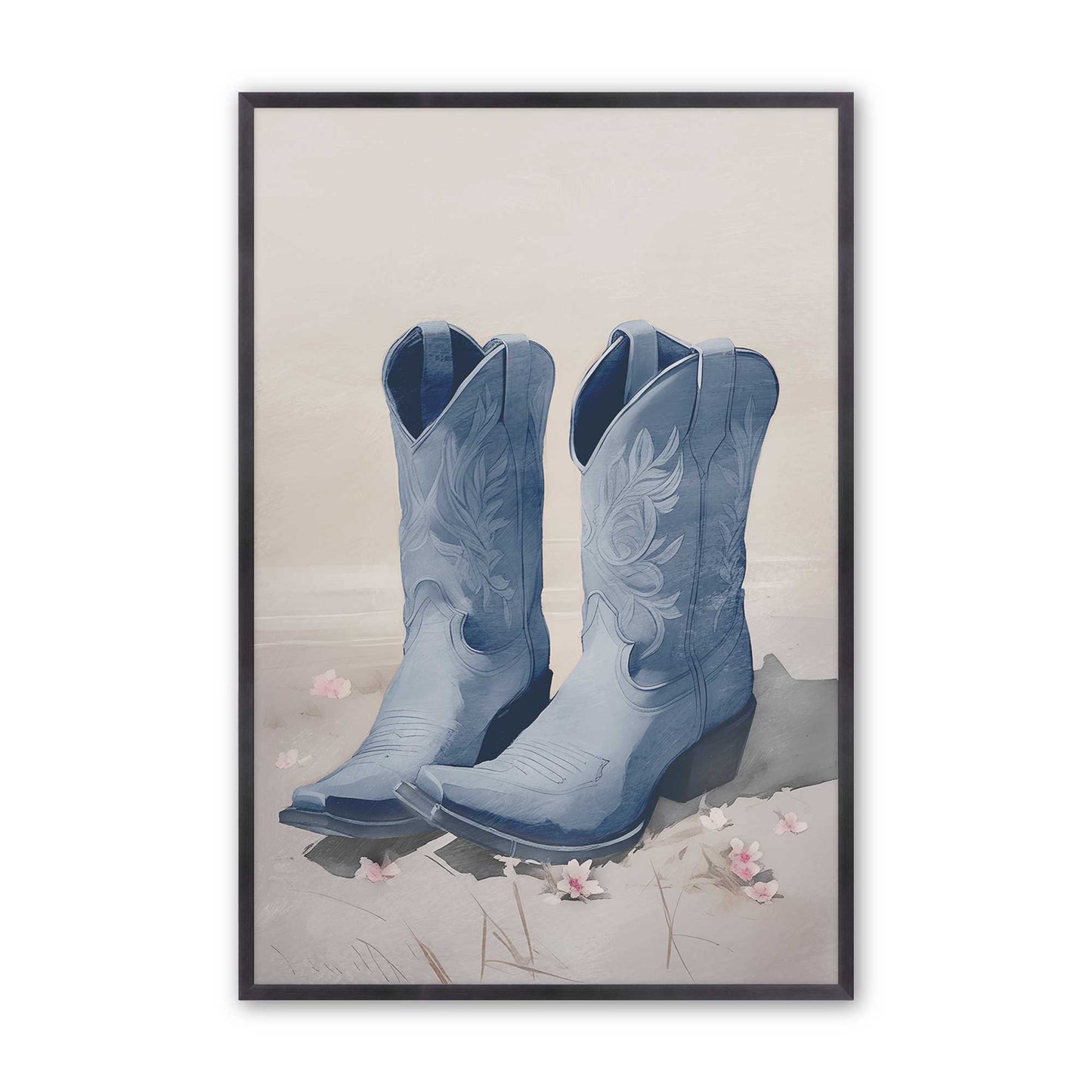 [Color:Weathered Zinc], Picture of art in a Weathered Zinc frame