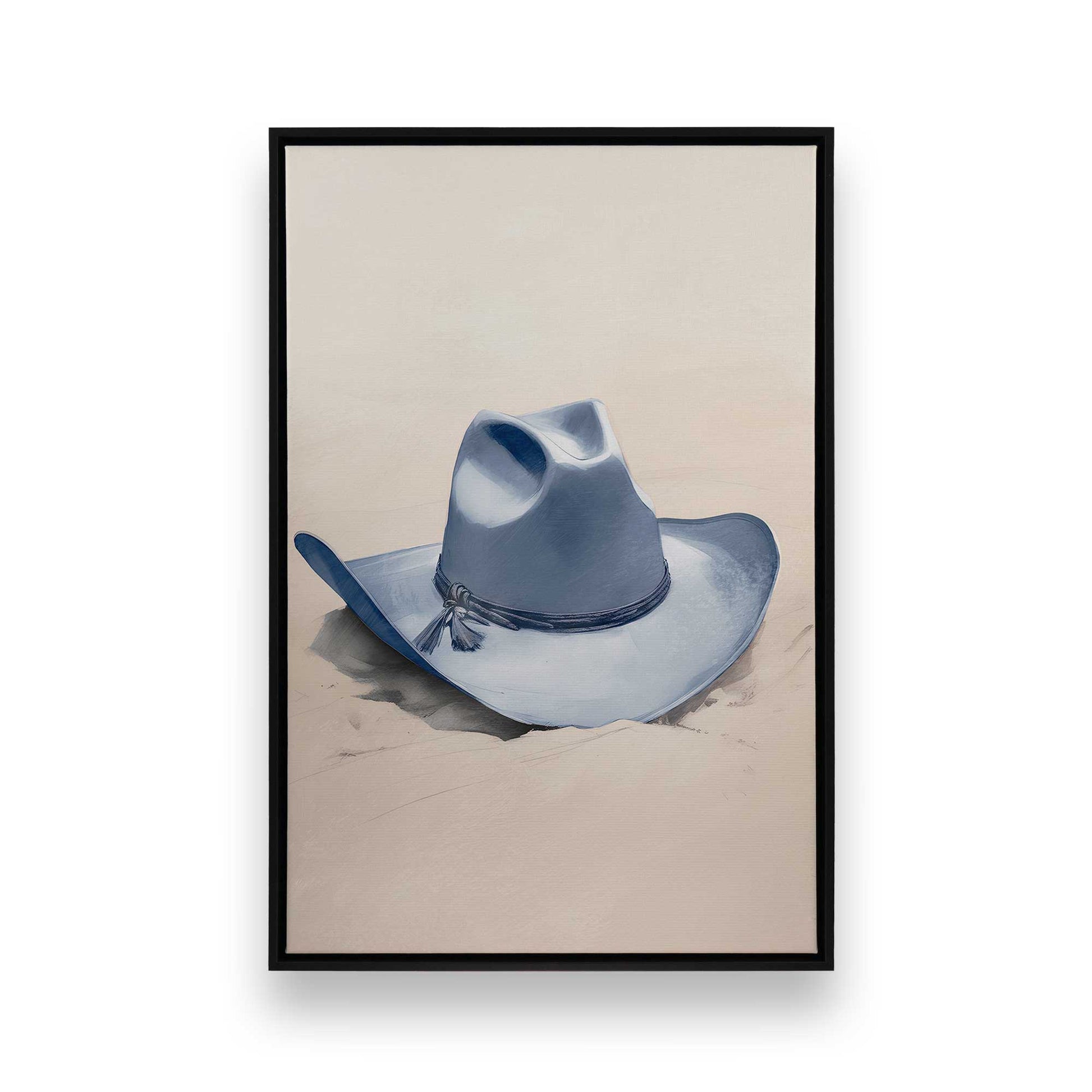 [Color:Satin Black], Picture of art in a Satin Black frame