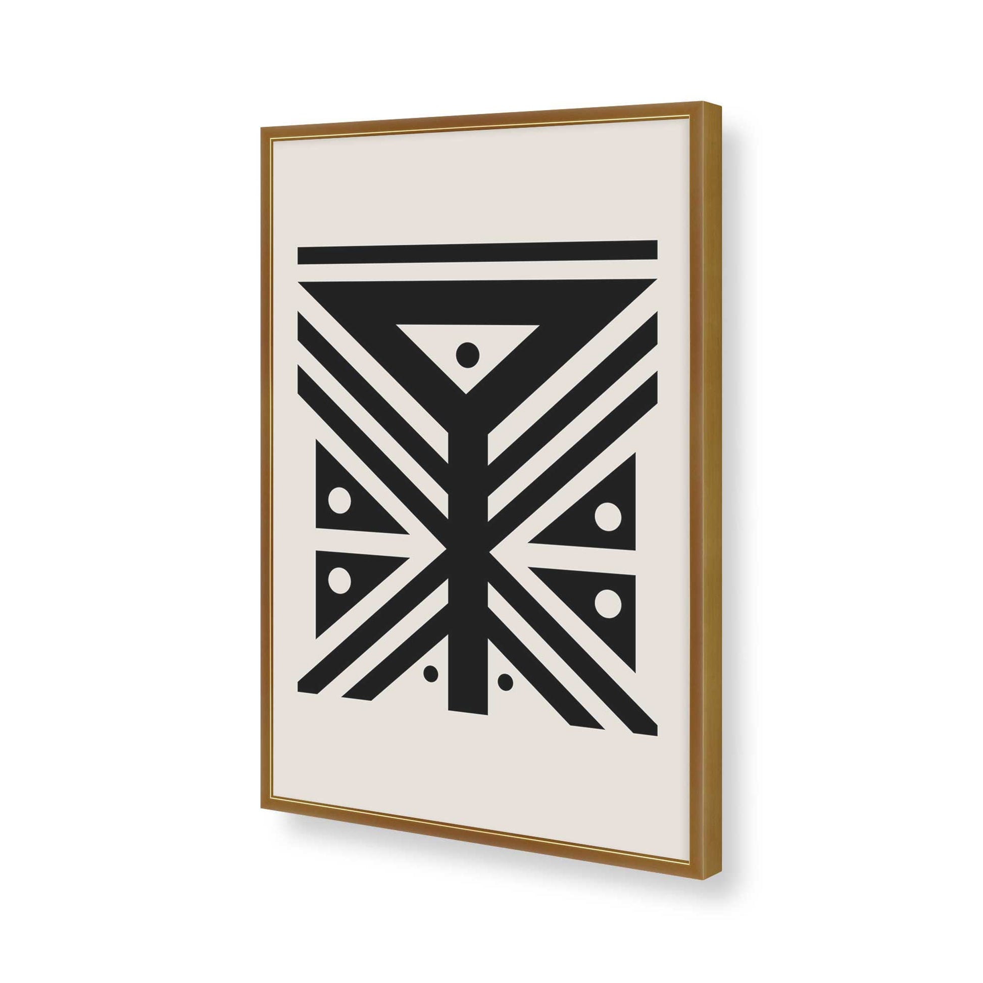 [Color:Polished Gold], Picture of art in a Polished Gold frame of the corner