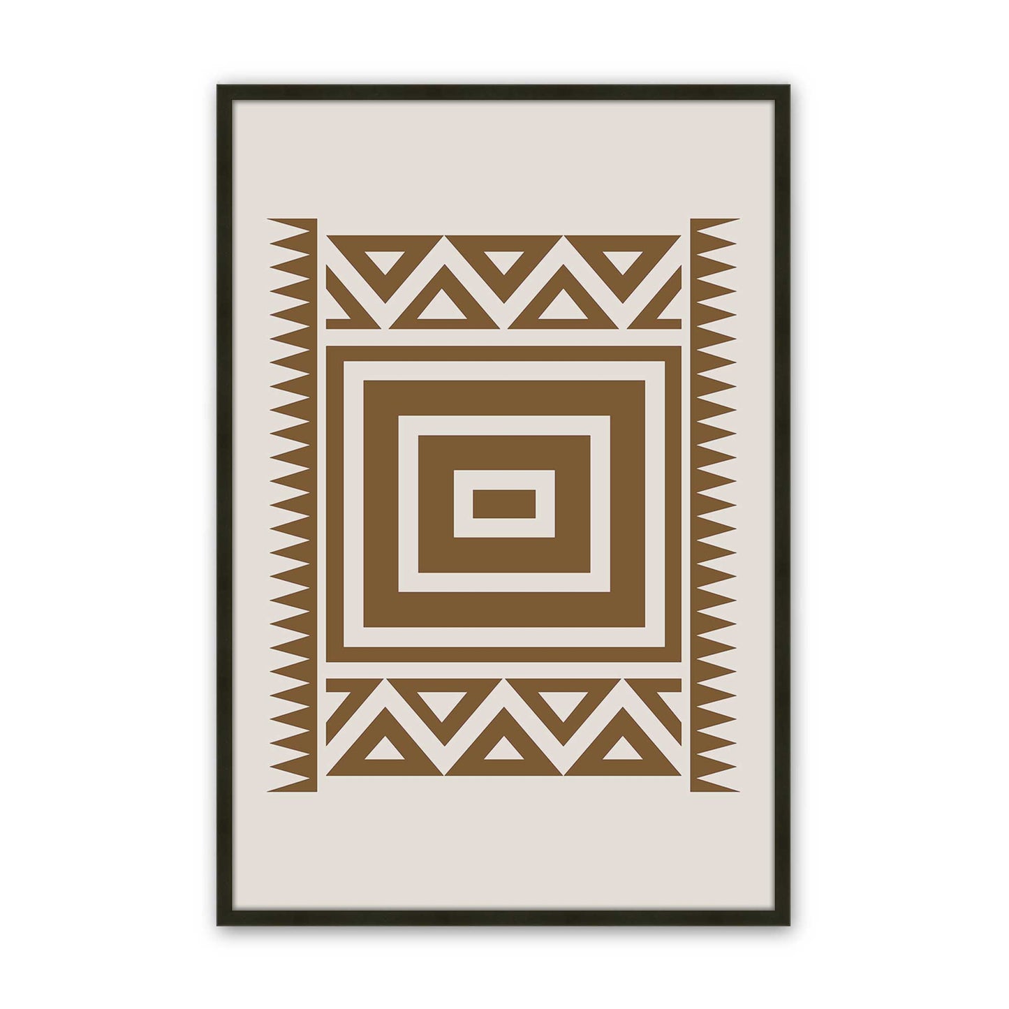[Color:Satin Black], Picture of art in a Satin Black frame