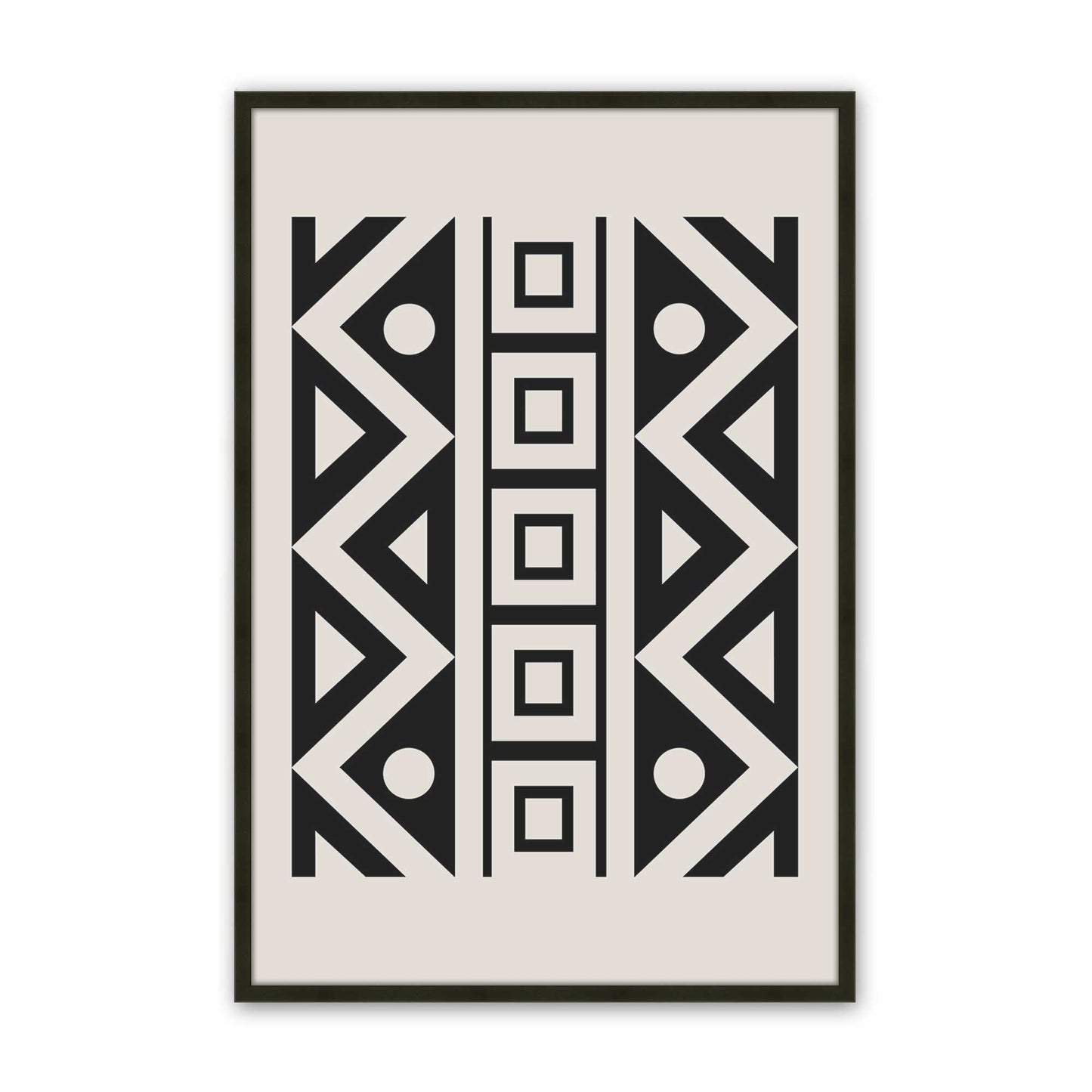 [Color:Satin Black], Picture of art in a Satin Black frame