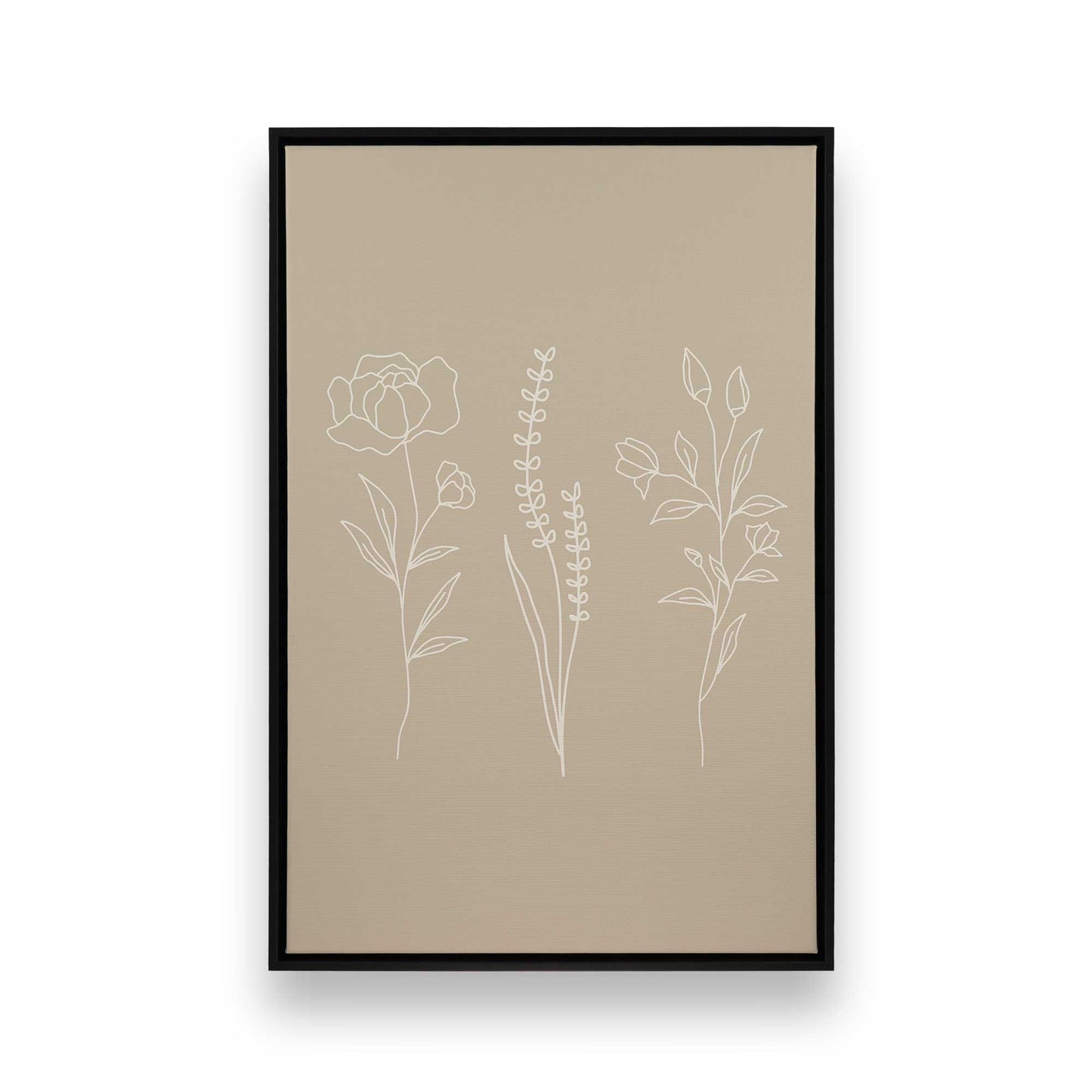[Color:Satin Black], Picture of art in a Satin Black frame