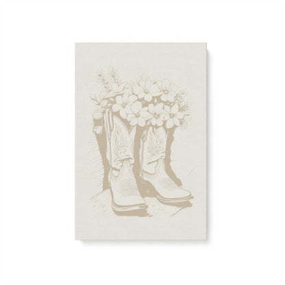 Tan Cowboy Trio, Set of 3 Canvas Prints
