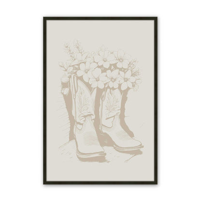 [Color:Satin Black], Picture of art in a Satin Black frame