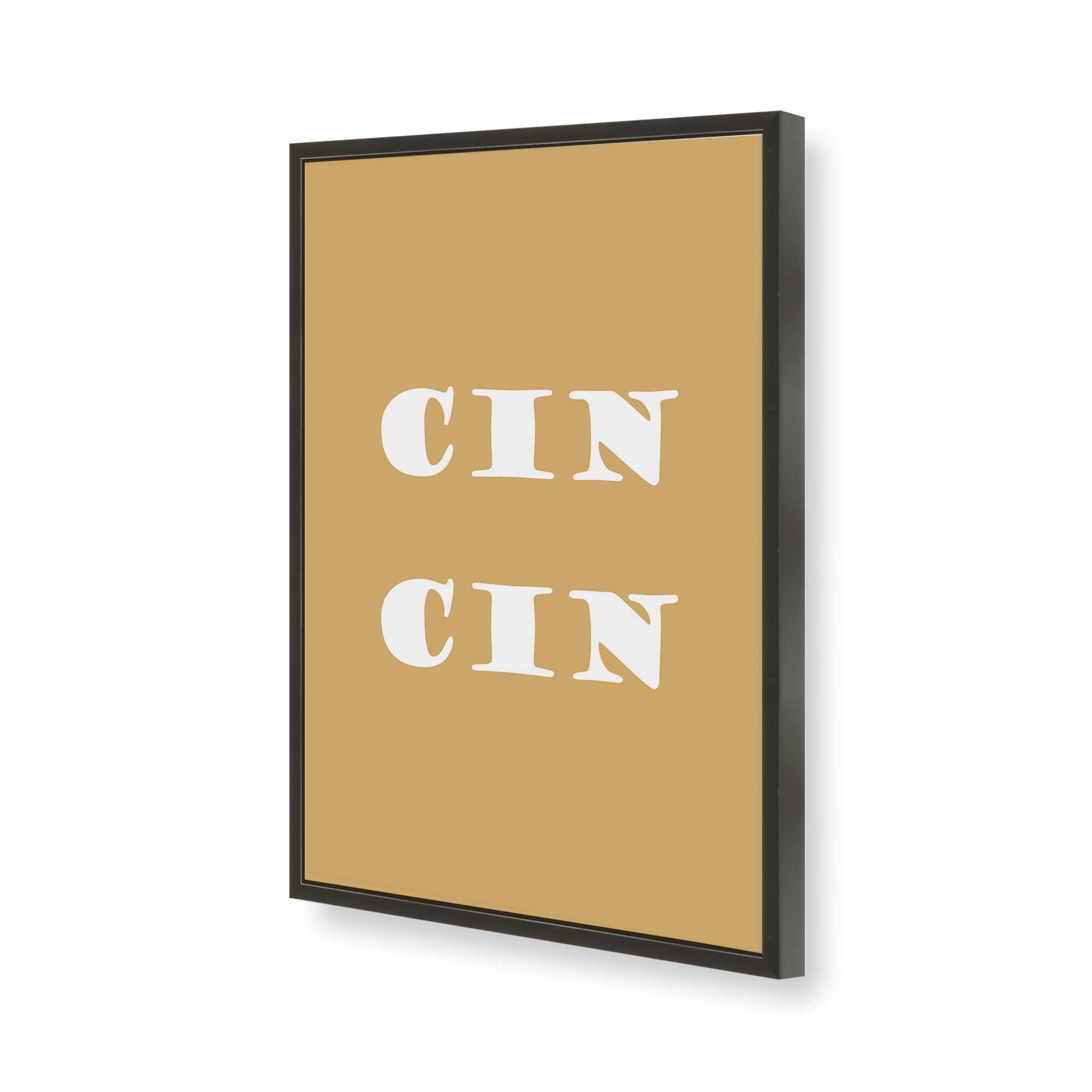 [Color:Satin Black], Picture of art in a Satin Black frame of the corner
