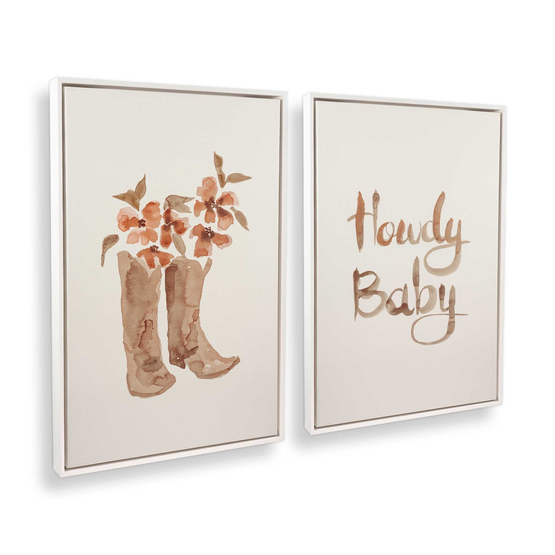 [Color:Opaque White], Picture of art in a White frame at an angle