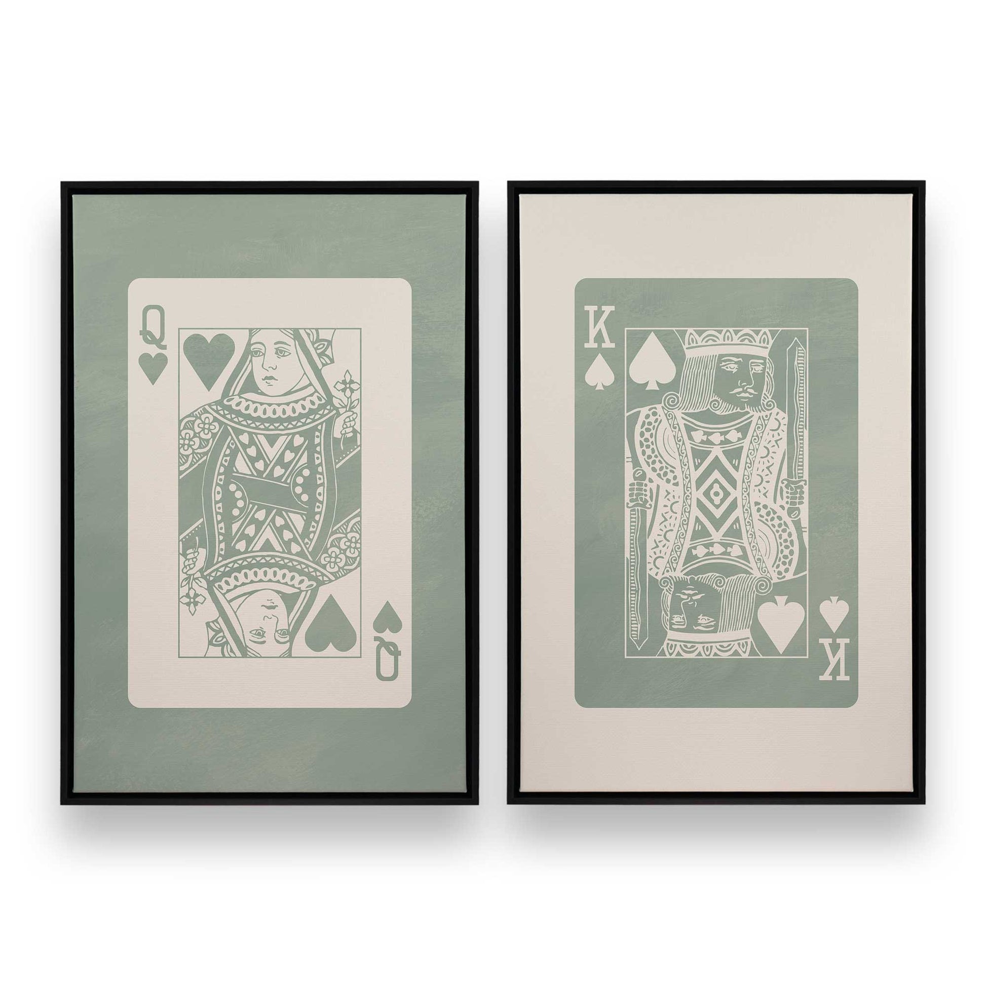[Color:Satin Black], Picture of art in a Satin Black frame