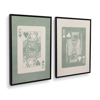 [Color:Satin Black], Picture of art in a Satin Black frame at an angle