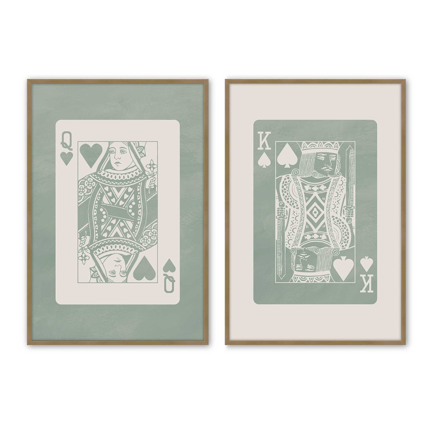 [Color:Brushed Gold], Picture of art in a Brushed Gold frame