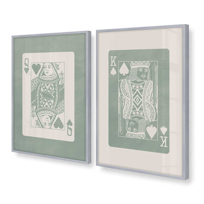 [Color:Polished Chrome], Picture of art in a Polished Chrome frame at an angle
