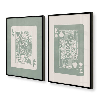 [Color:Satin Black], Picture of art in a Satin Black frame at an angle